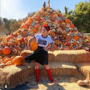 Laura Byrnes PINUP COUTURE SKATERSKIRT GREEN